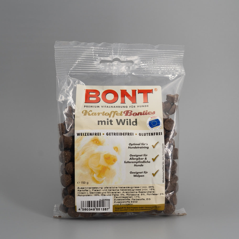 Bont - Kartoffel Bonties mit Wild, 150 g
