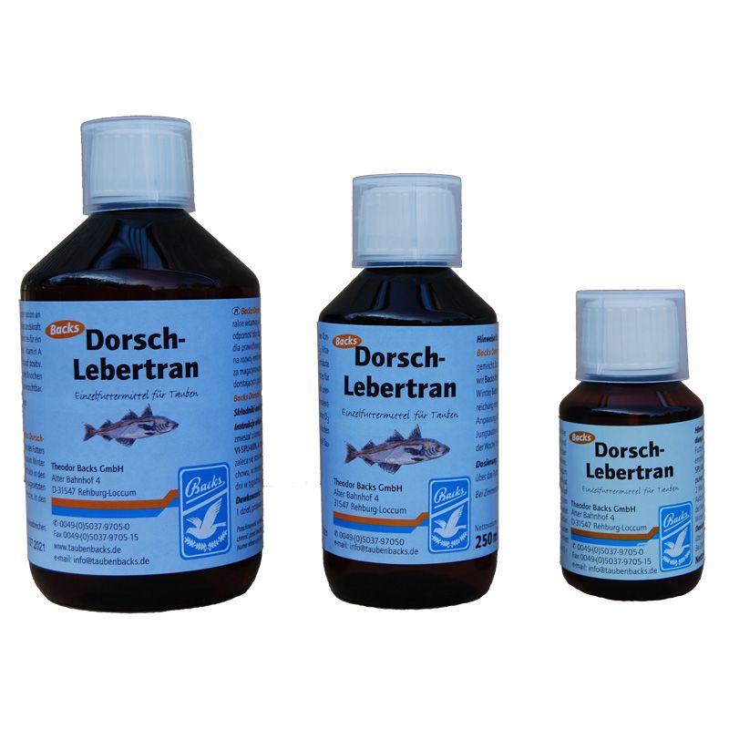 Backs -Dorsch-Lebertran, 250 ml