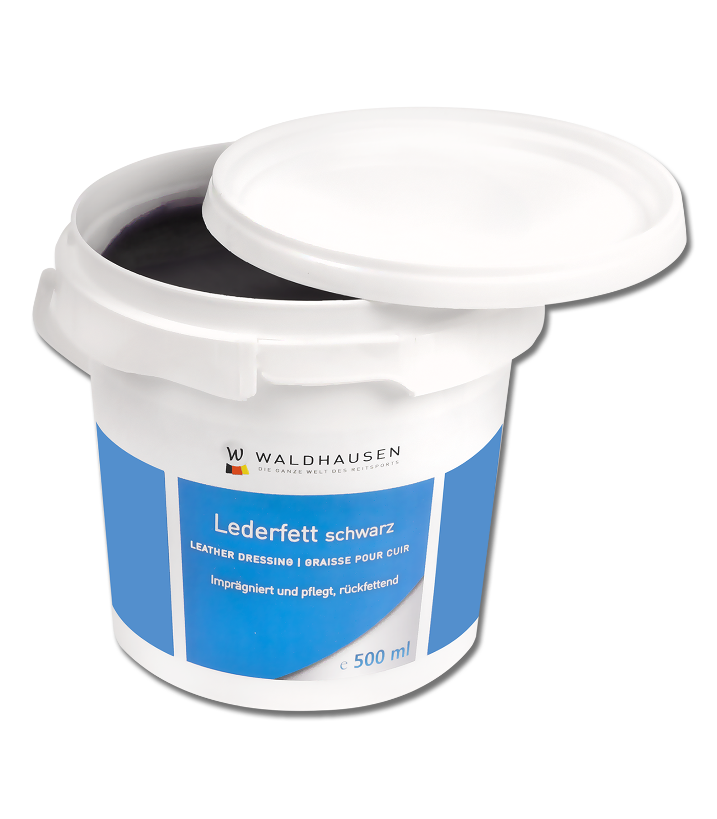 Waldhausen - Lederfett, schwarz, 500 ml