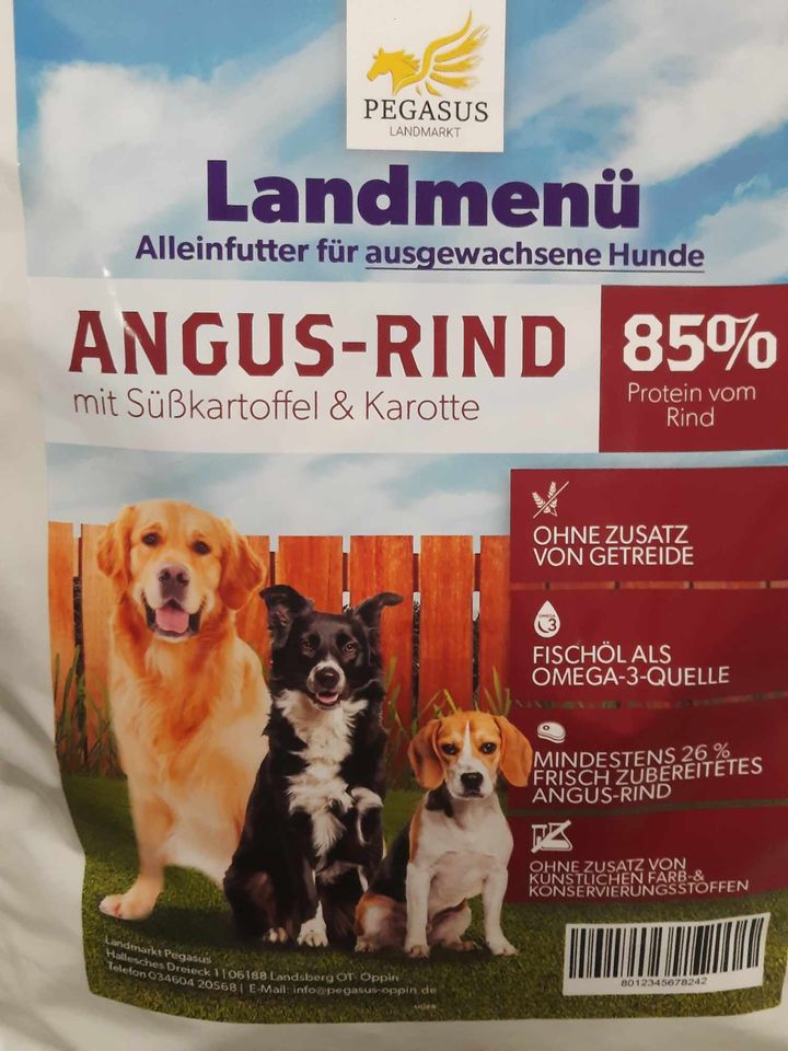 Landmenü - Agnus-Rind mit Süßkartoffel & Karotte, 85% Protein