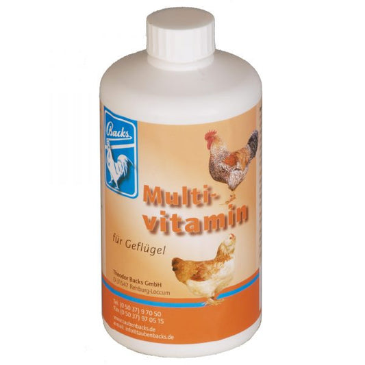 Backs - Multivitamin für Rassegeflügel, 500 ml