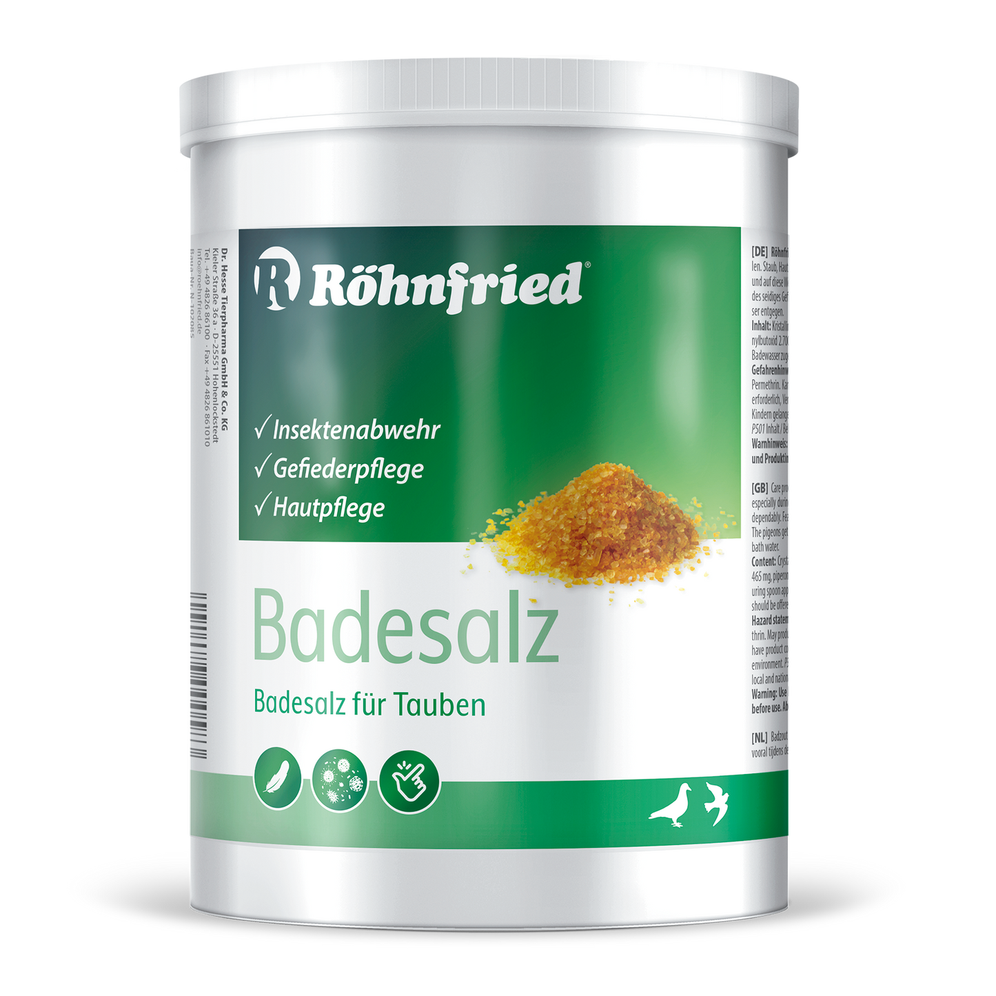 Röhnfried - Badesalz für Tauben, 800g