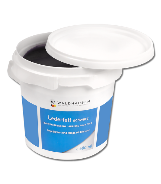 Waldhausen - Lederfett, schwarz, 500 ml