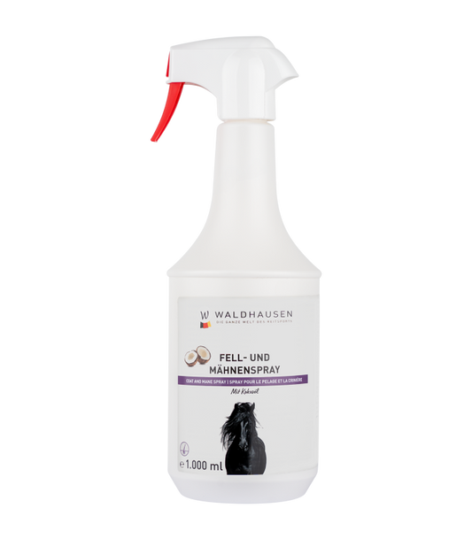 Waldhausen - Fell- und Mähnenspray mit Kokosöl, 1000 ml