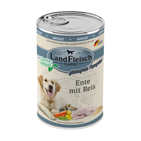 Landfleisch - Classic Ente mit Reis und Gartengemüse