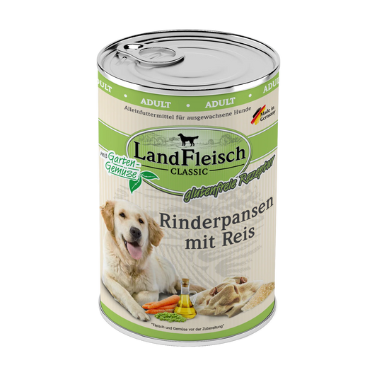 Landfleisch - Classic Rinderpansen mit Reis