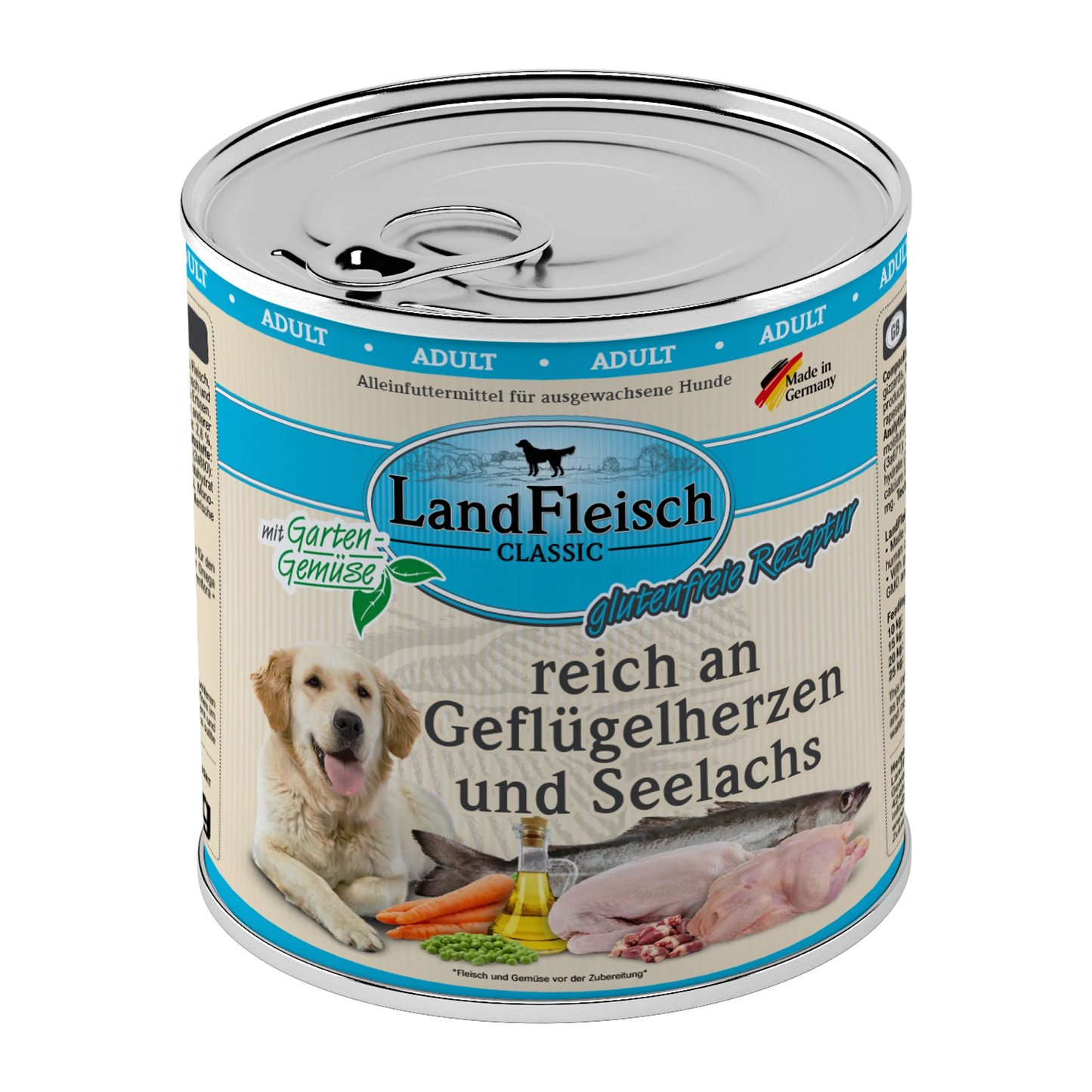 Landfleisch - Classic Geflügelherzen und Seelachs