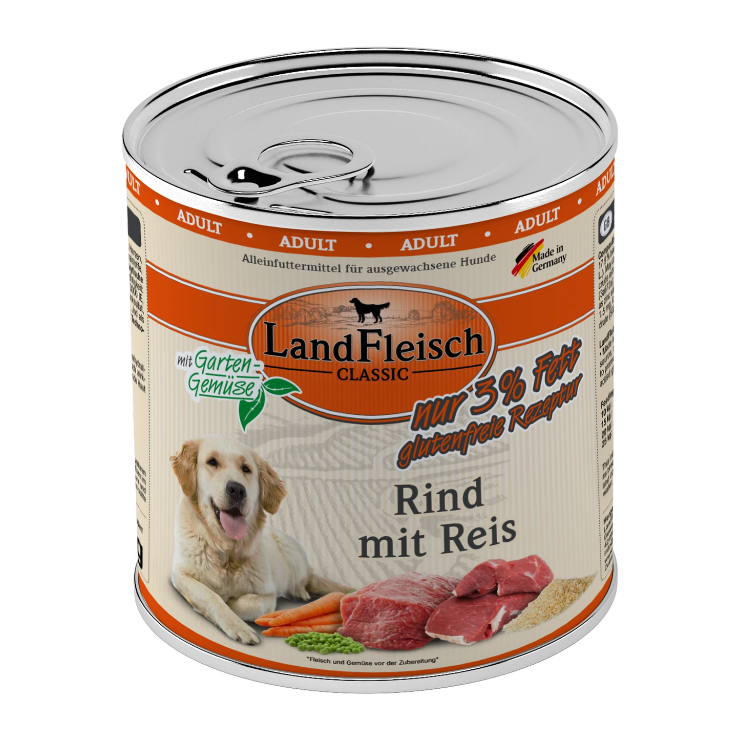 Landfleisch - Classic Rind mit Reis und Gartengemüse extra mager