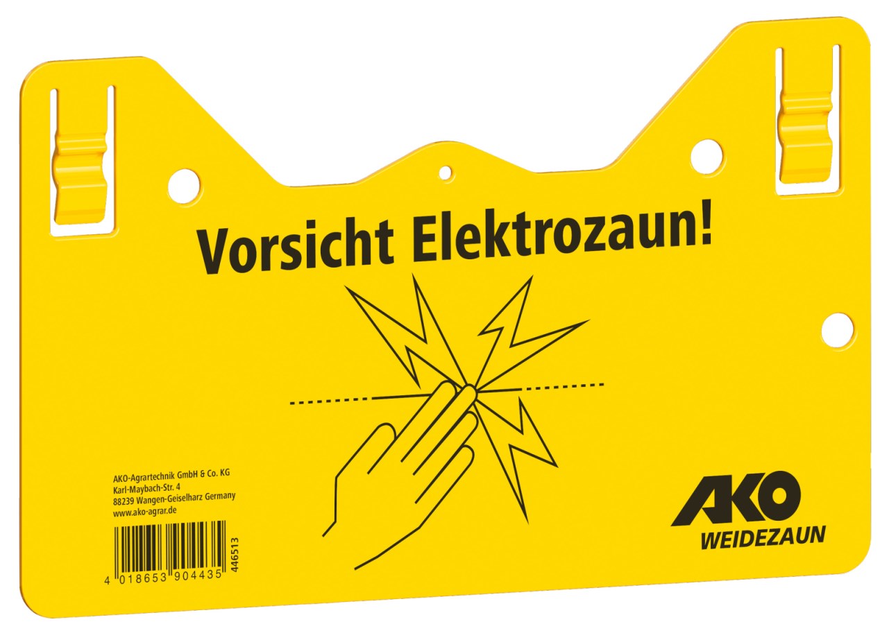 Kerbl - Warnschild Vorsicht Elektrozaun!