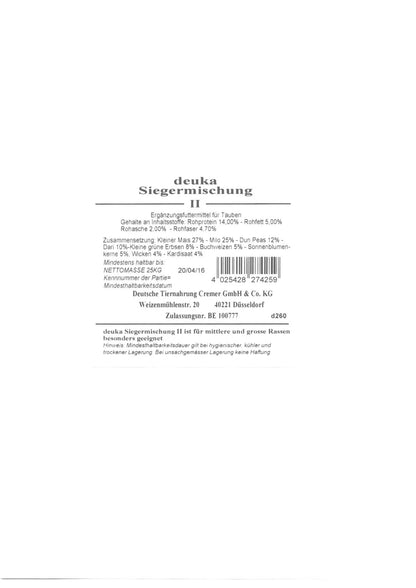 Deuka - Siegermischung 2 ,25 kg