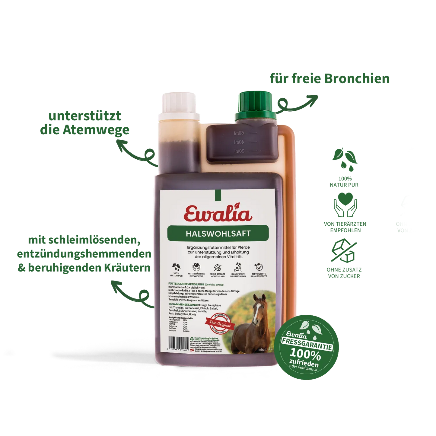 Ewalia -  Halswohlsaft für Pferde