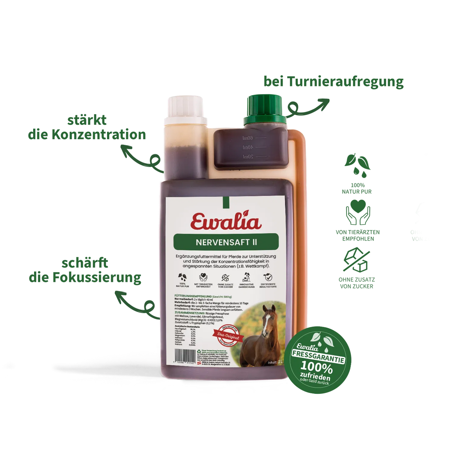 Ewalia - Nervensaft II für Pferde