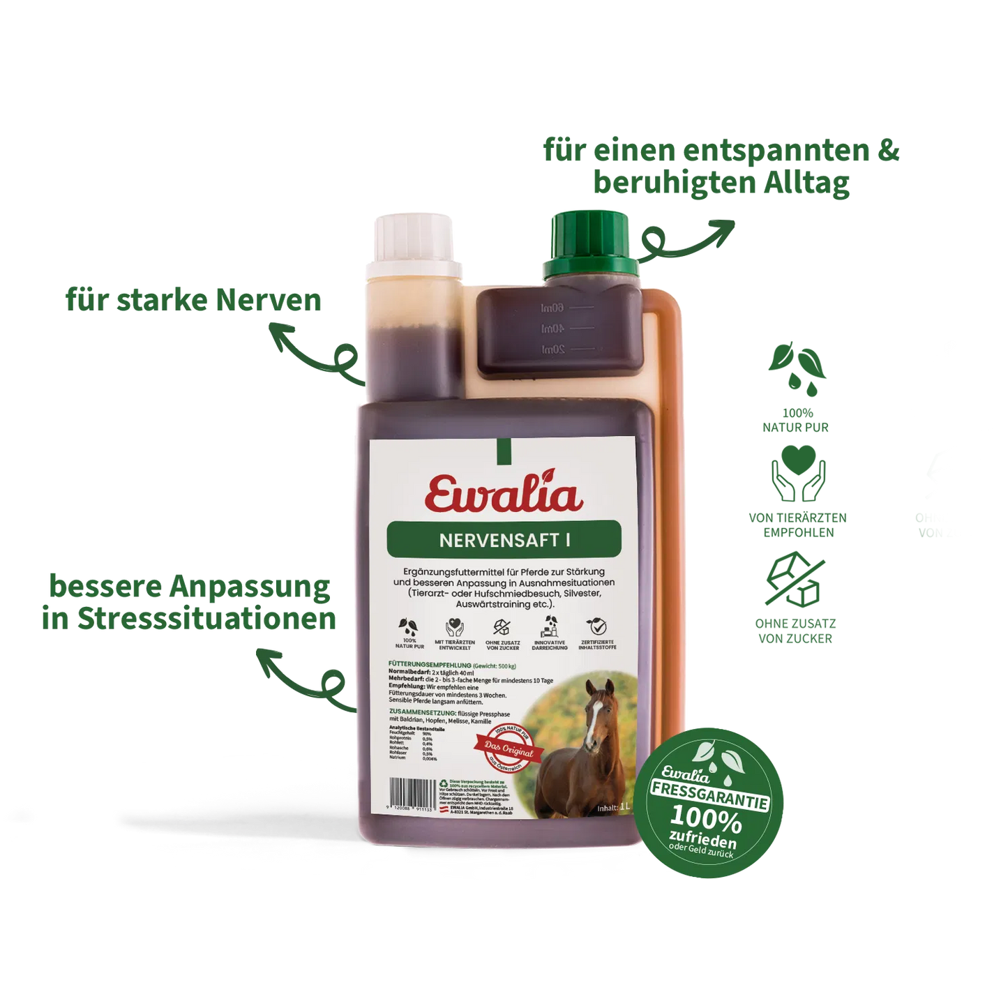 Ewalia - Nervensaft I für Pferde