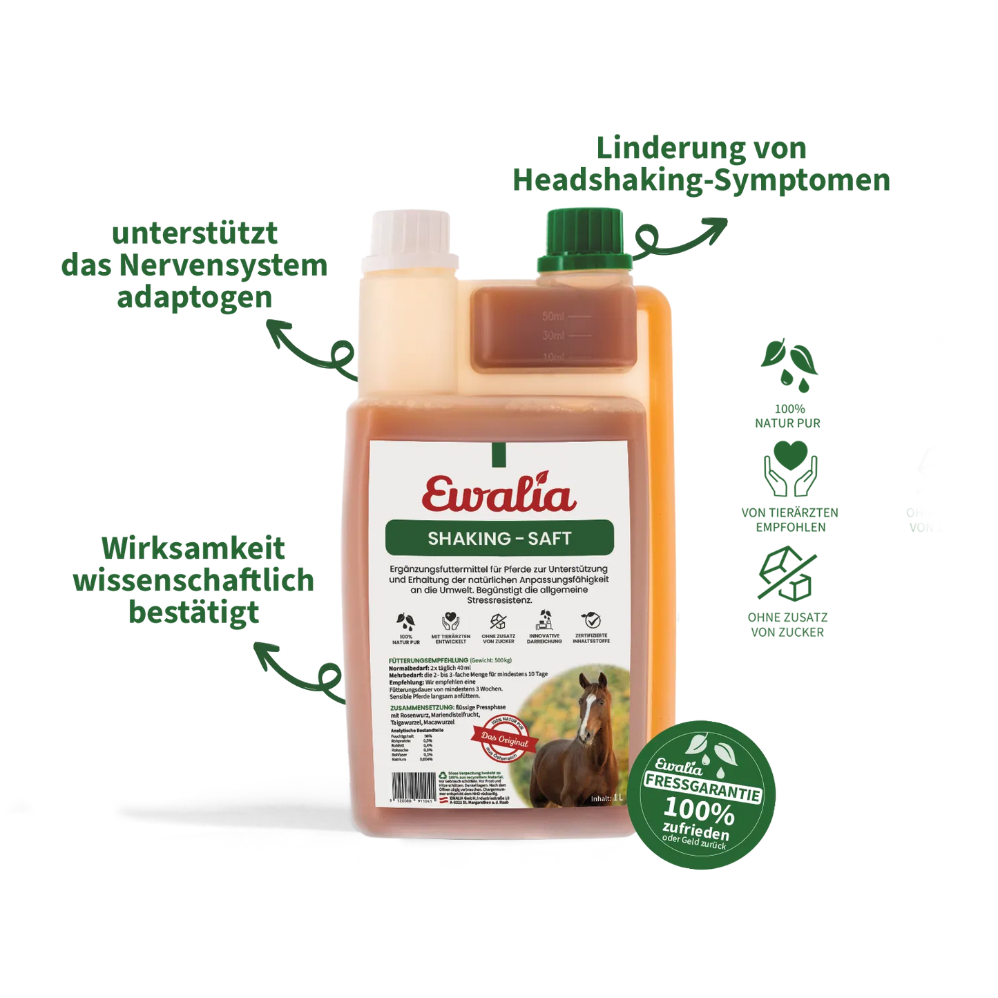 Ewalia - Shakingsaft für Pferde