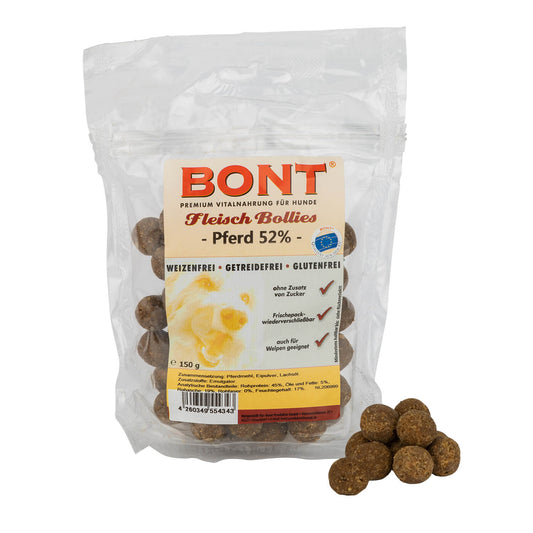 Bont - Fleisch Bollies Pferd und Ei, 150 g
