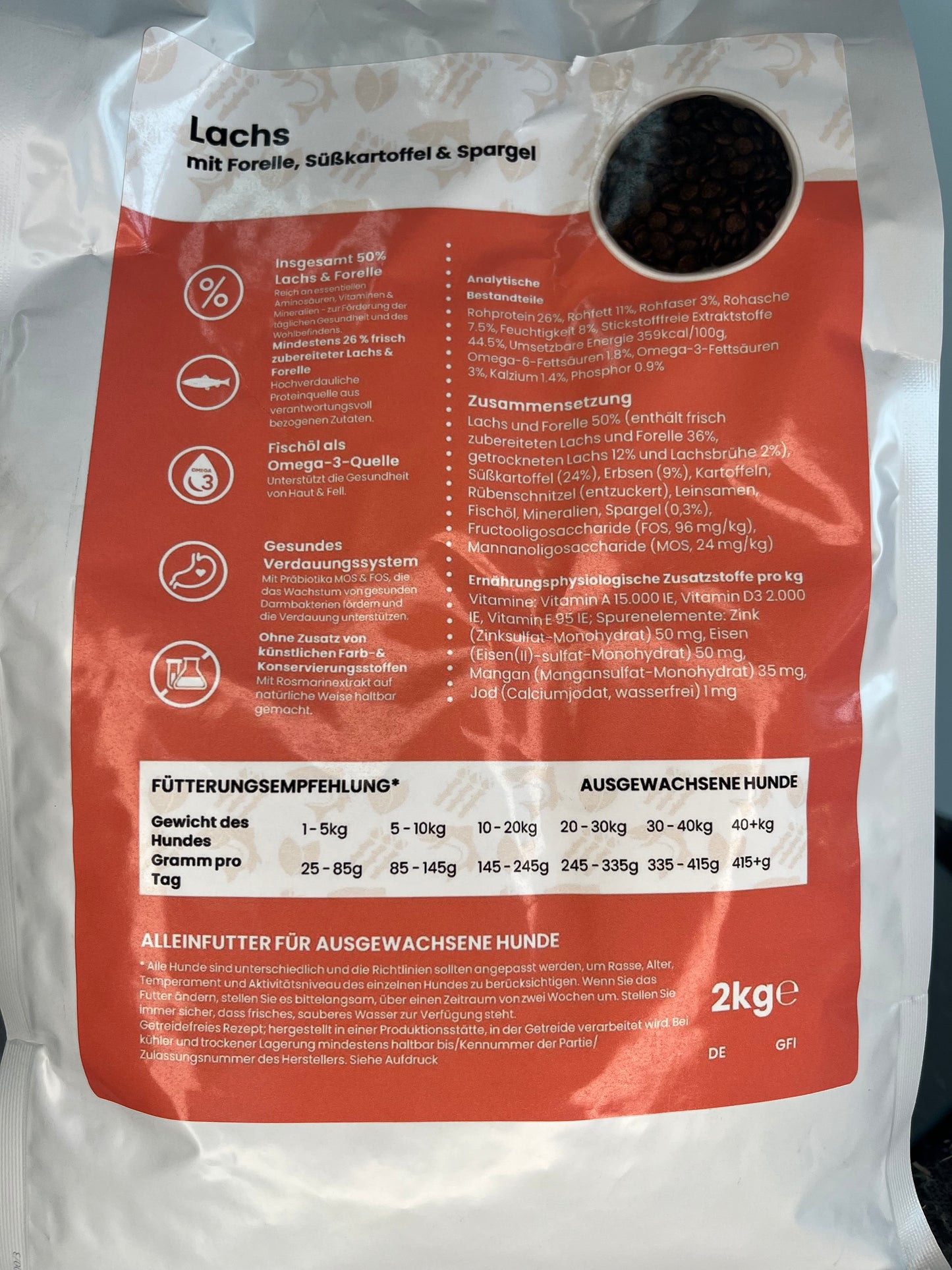 Landmenü - Lachs mit Forelle, Süßkartoffeln und Spargel