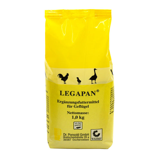 Legapan - 1 Kg für Hühner, Enten. Gänse