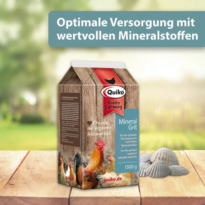 Quiko - Hobby Farming Mineralgrit mit Magenkiesel 1500g