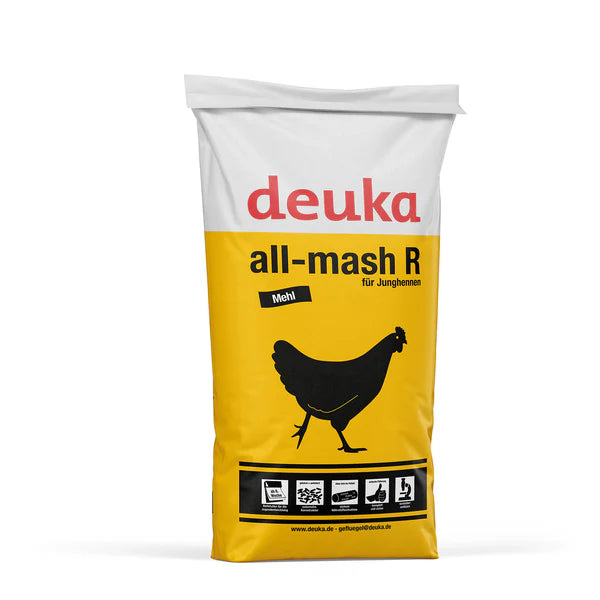 Deuka -  all-mash R, mehlig o.Cocc., 25 kg