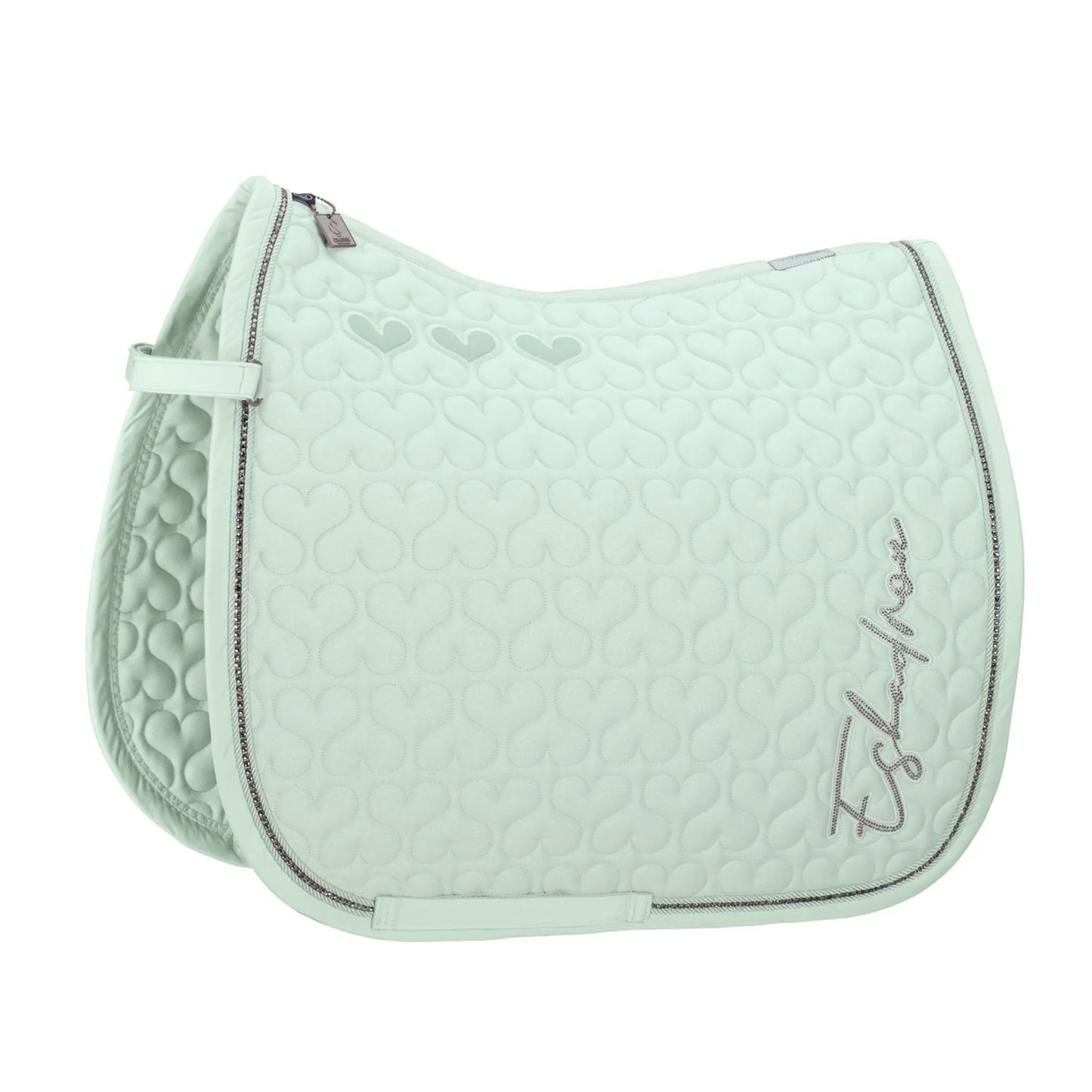 Eskadron - Classic Sports Schabracke " Baumwolle Glitter Crystal " Form - Pony-Dressur Farbe - powder green