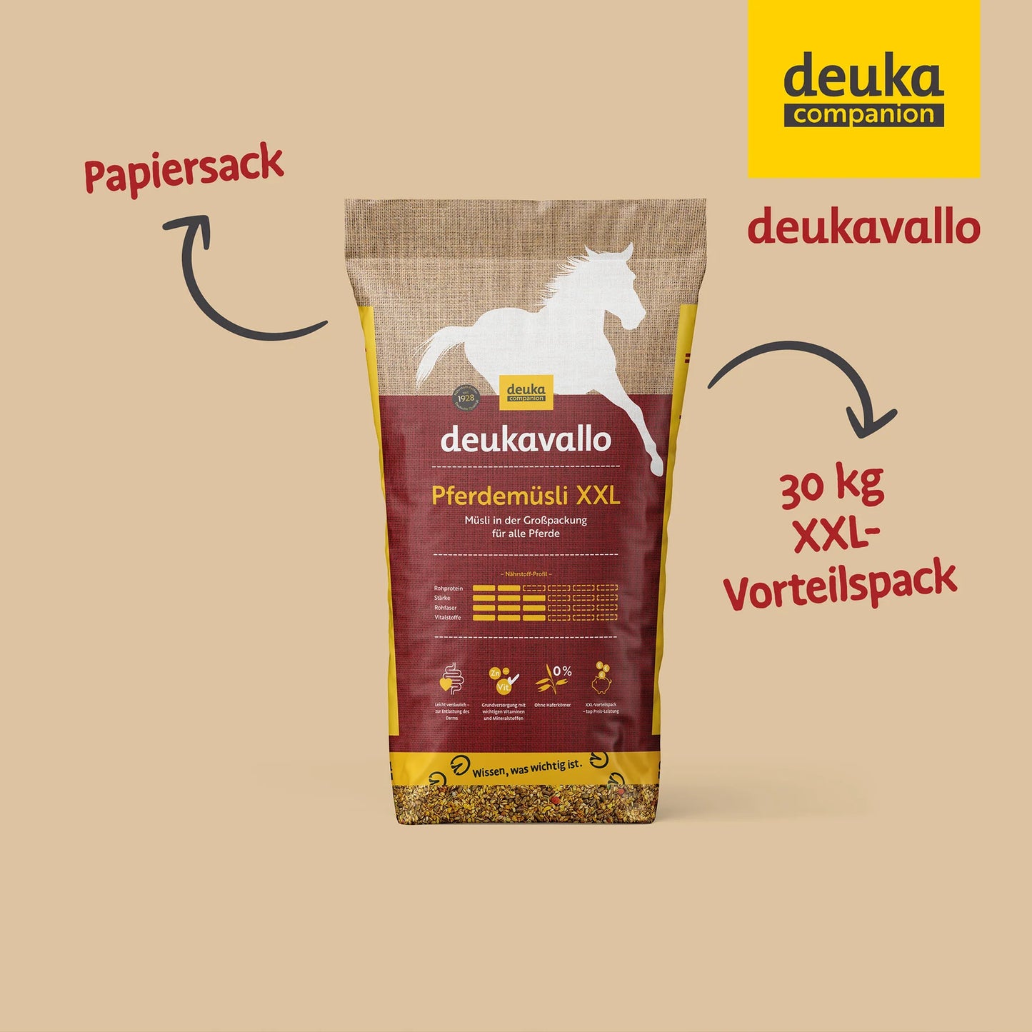 deukavallo - Pferdemüsli XXL, 30 kg