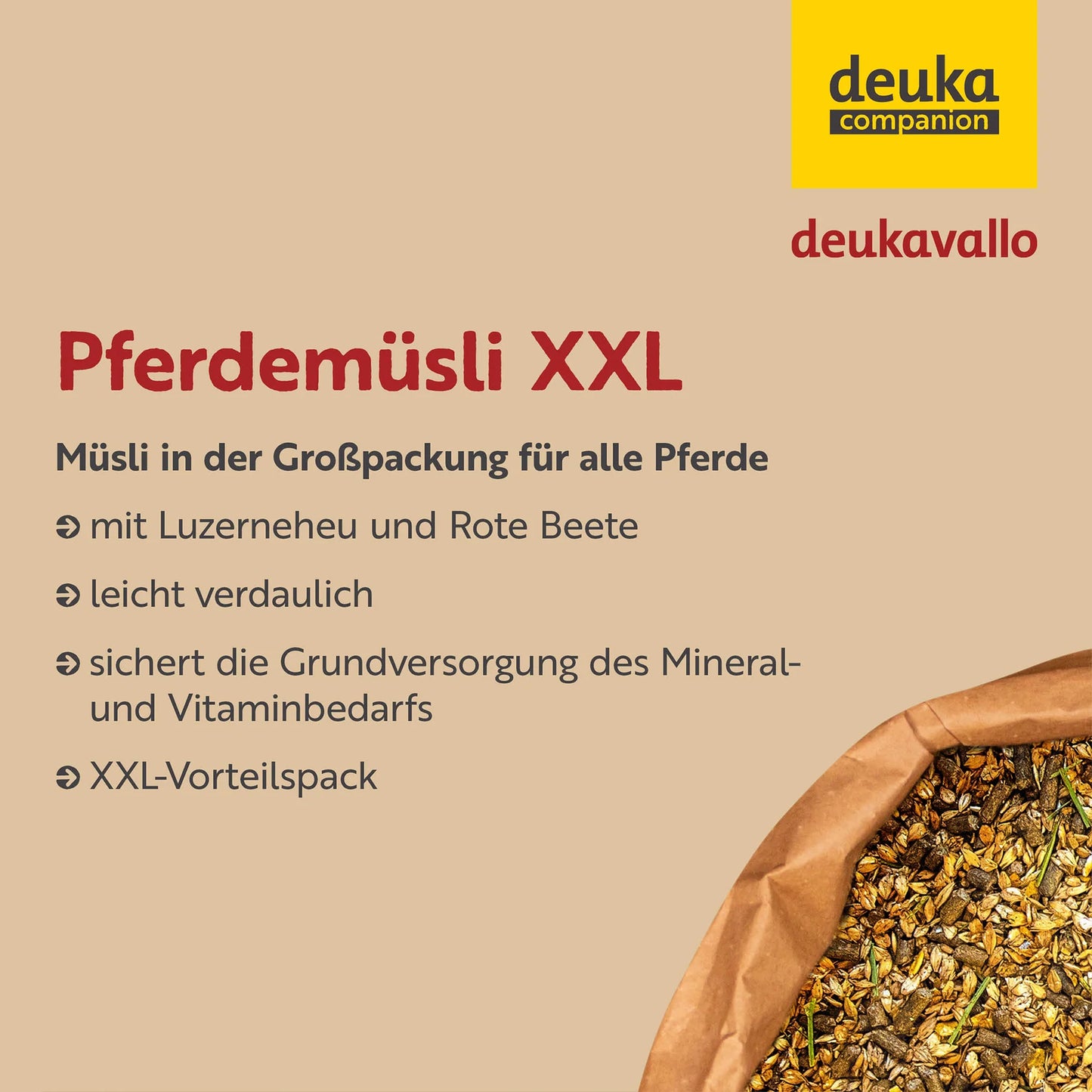 deukavallo - Pferdemüsli XXL, 30 kg