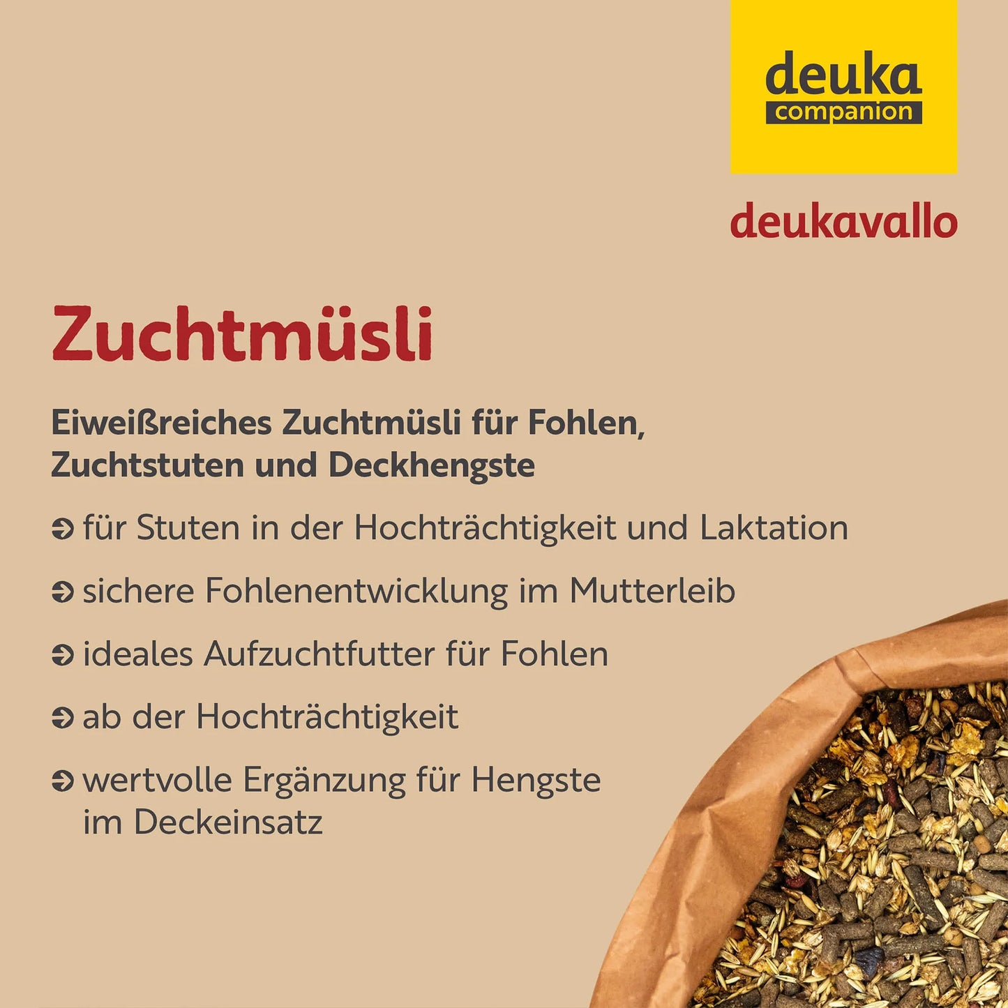 deukavallo - Zuchtmüsli, 20 kg