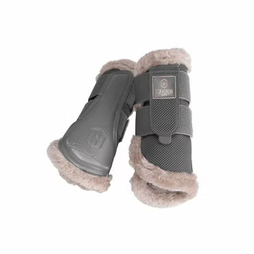 Eskadron - Gamaschen MESH FAUXFUR earl grey Heritage HW 23/24
