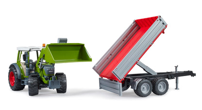 bruder - Fendt Vario 211 mit Frontlader und Bordwandanhänger