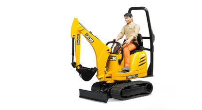 bruder - JCB Mikrobagger 8010 CTS und Bauarbeiter