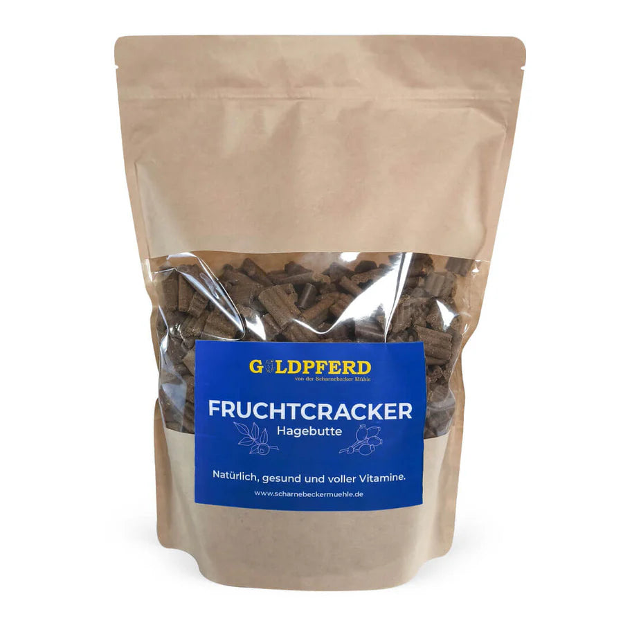 Scharnebecker Mühle - Goldpferd Fruchtcracker Hagebutt, 2 kg