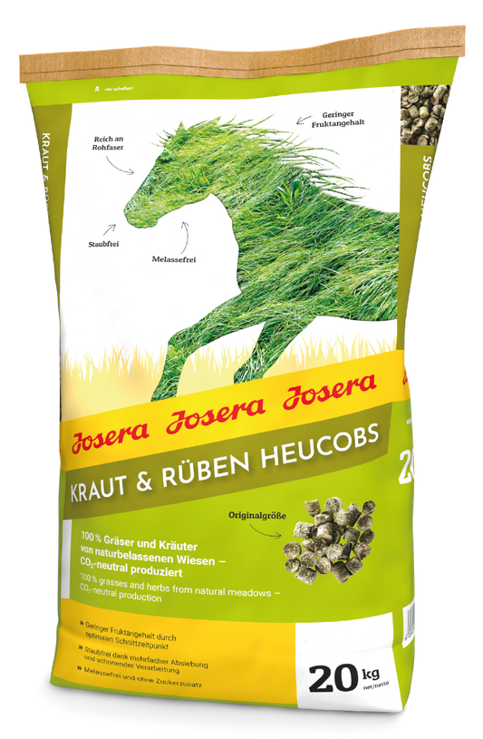 JOSERA - Kraut & Rüben Heucobs 20 kg