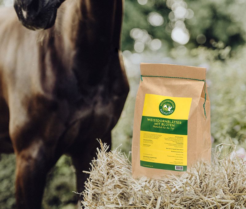 Nösenberger - Weißdornblätter mit Blüten - Crataegus 1 Kg