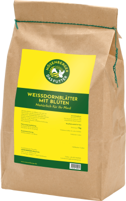 Nösenberger - Weißdornblätter mit Blüten - Crataegus 1 Kg
