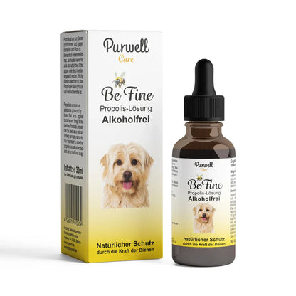 Purwell - Propolis Lösung für Hunde - Alkoholfrei 30ml