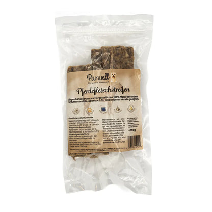 Purwell - Pferdefleischstreifen für Hunde 150g