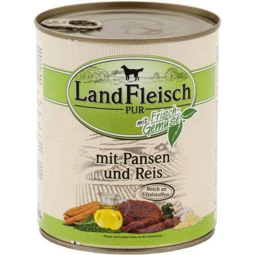 Landfleisch - PUR Pansen u. Reis, 800g