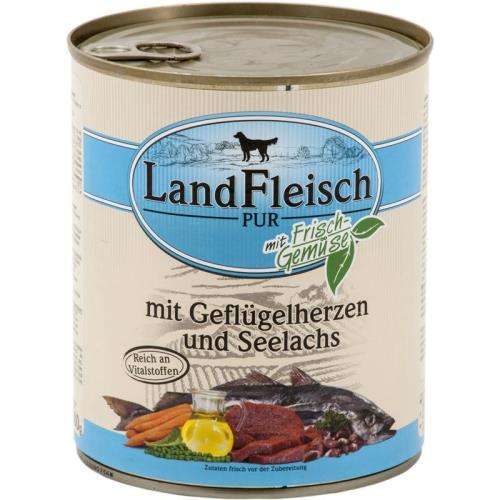 Landflesich - PUR Geflügel und Seelachs, 800g