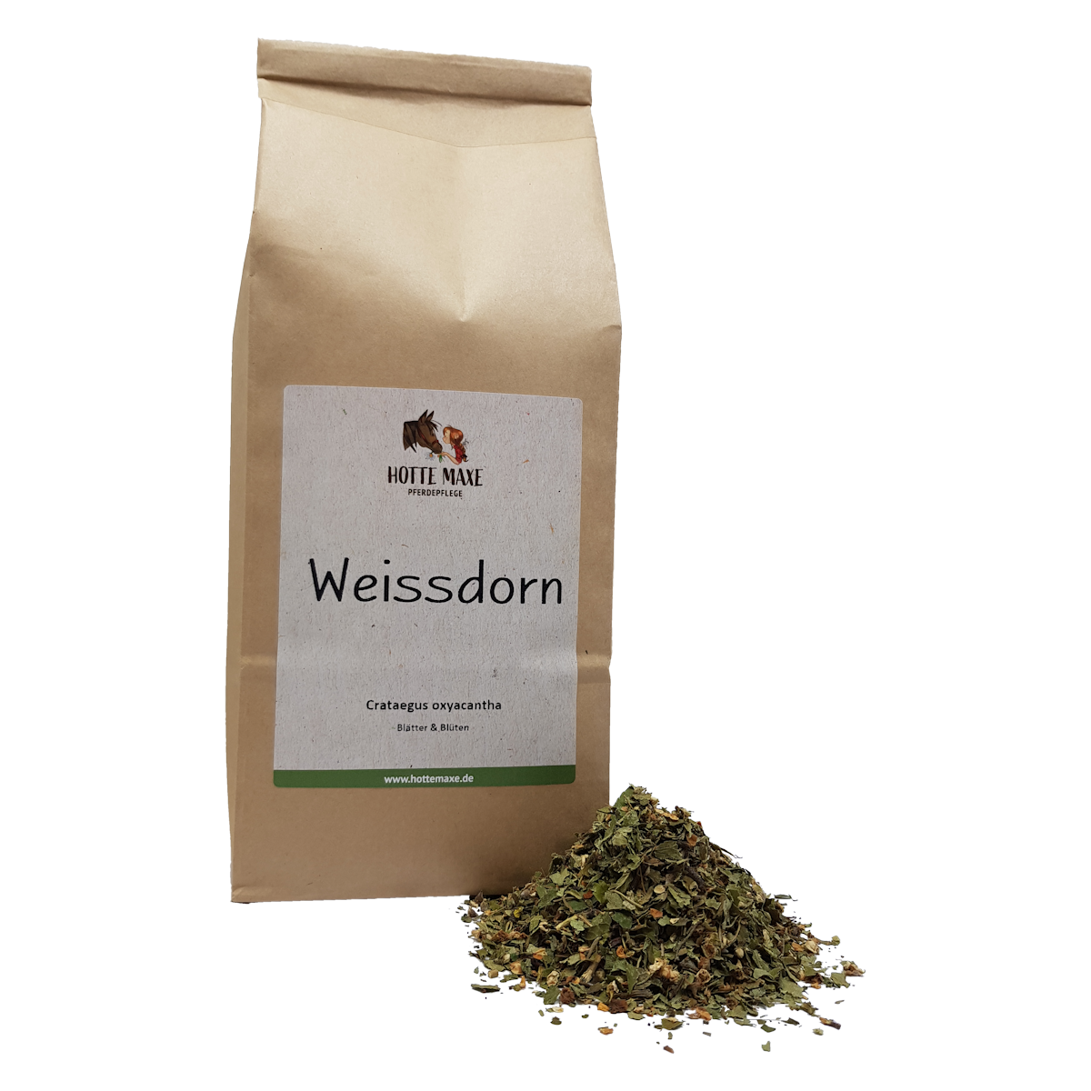 Hotte Maxe - Weissdorn, getrocknete Blätter und Blüten 500g